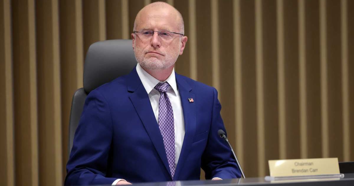 Brendan Carr urged the media to run more 'pro-America' content (Kevin Dietsch/Getty Images)