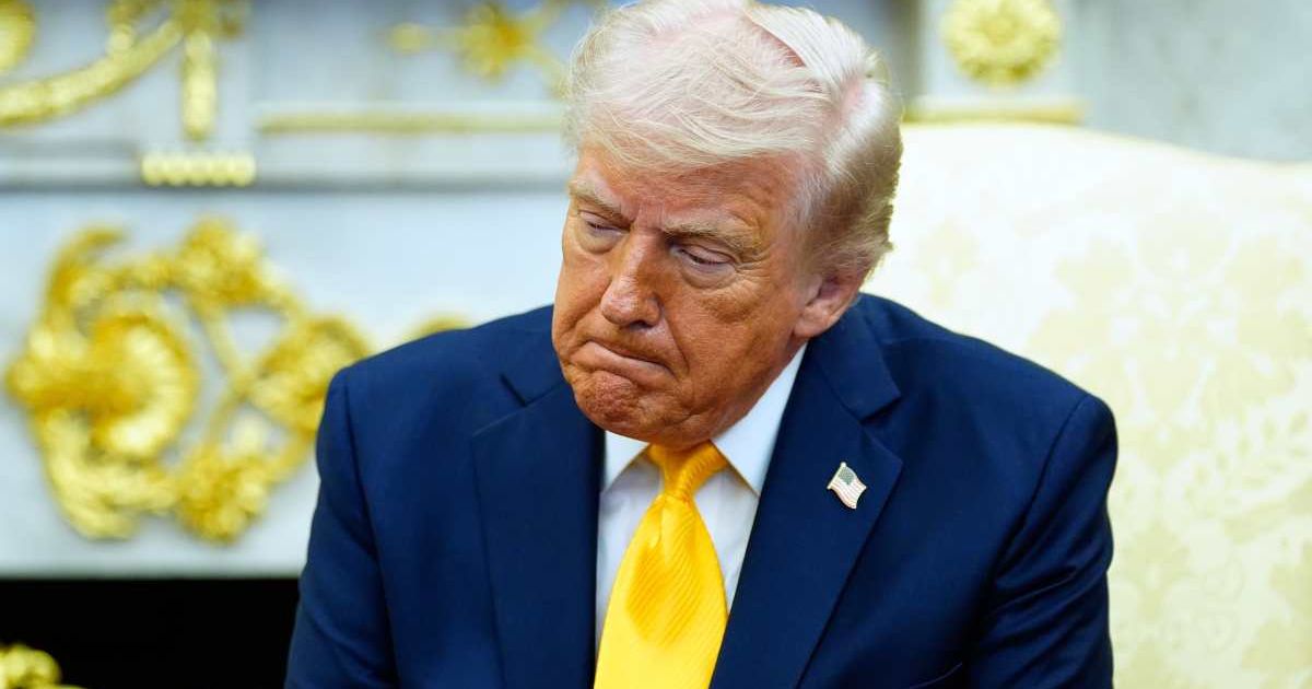 President Donald Trump listens as he meets with Japan's Prime Minister Sanae Takaichi in the Oval Office of the White House, Thursday, March 19, 2026, in Washington (AP Photo/Alex Brandon)