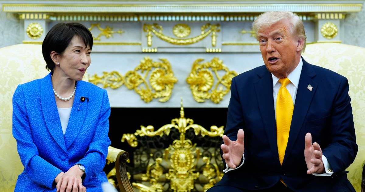 Fox News anchor John Roberts left in splits over Trump's Pearl Harbor dig at a Japanese reporter (AP Photo/Alex Brandon)