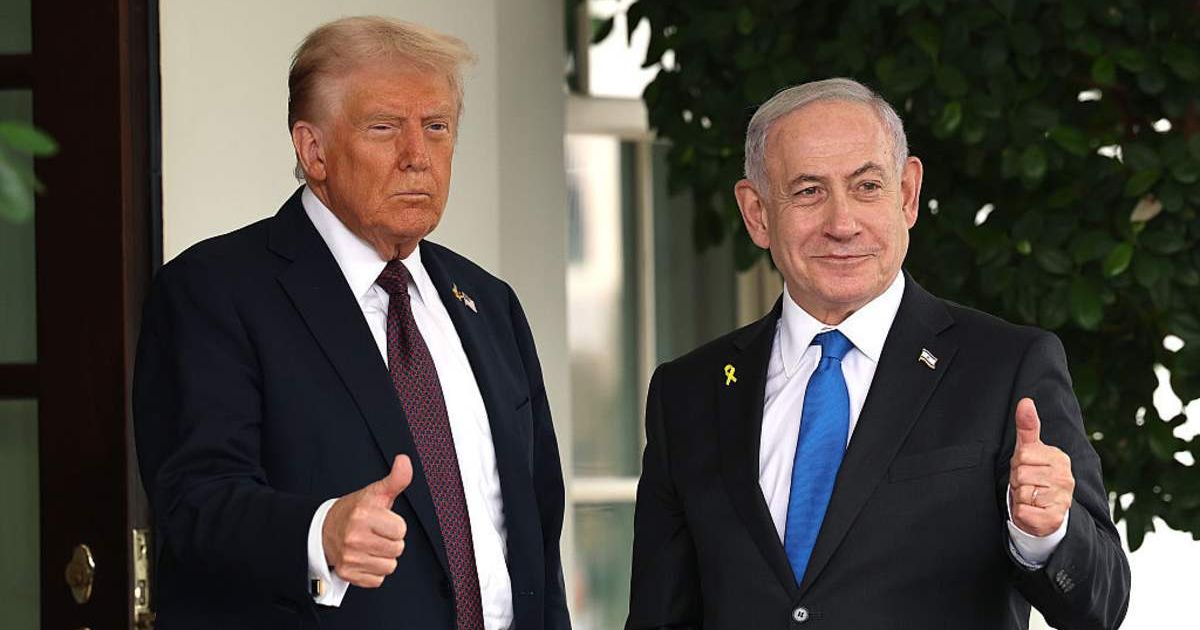 Israeli Prime Minister Benjamin Netanyahu addressed the Iran South Pars gas field strike and commented on President Donald Trump (Win McNamee/Getty Images)