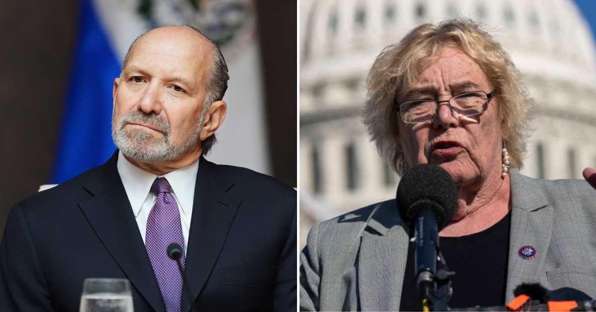 Rep Zoe Lofgren is calling for a full investigation into federal rare earth funding allegedly benefiting the Commerce Secretary’s family firm (AP Photo/Rebecca Blackwell ; Drew Angerer/Getty Images)