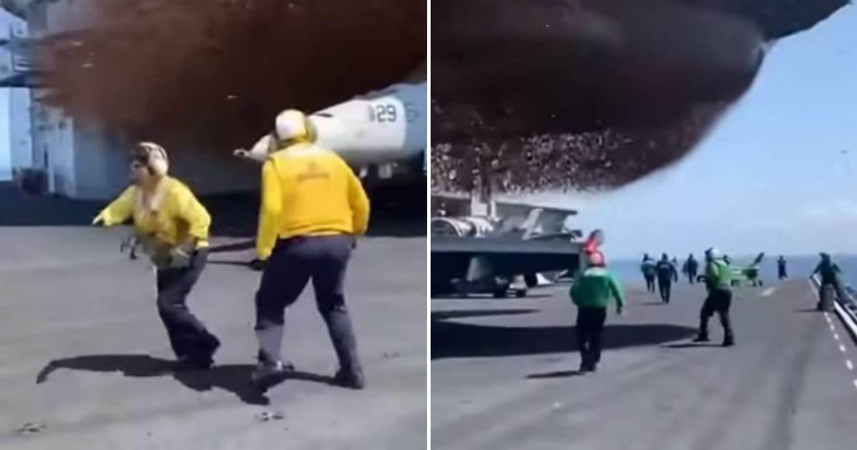 The video has been shared on social media with the claim that it is from the ongoing tensions in the Middle East between the US, Israel, and Iran (The Military Power Hub/Facebook)