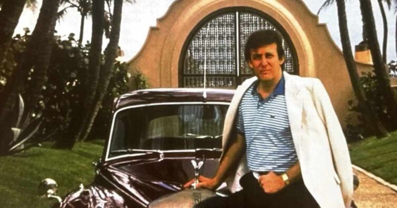 Trump looks dapper in throwback photo as he recalls 'early days of Mar-a-Lago'
