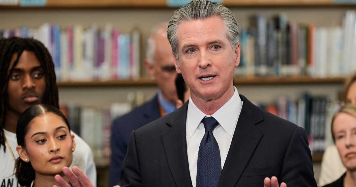 Gavin Newsom criticized Donald Trump after Robert Mueller’s death, saying Trump 'despises' duty and patriotism (AP Photo/Godofredo A Vasquez)
