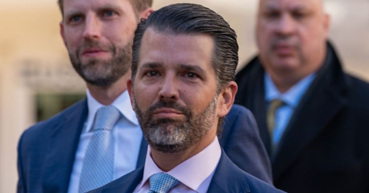 Donald Trump Jr slammed Democrats on X for blocking Department of Homeland Security funding (Getty Images)