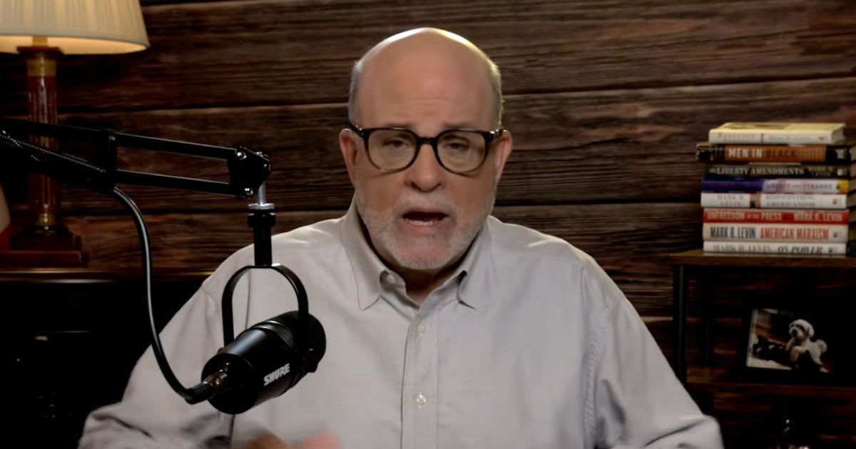Fox News host Mark Levin rained down on Democrats for compromising national security by impeding the work of DHS, ICE, Border Patrol, and TSA (Screengrab/Liberty's Voice with Mark Levin/YouTube)