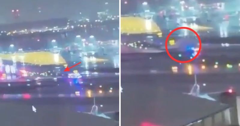 LaGuardia crash video shows Air Canada jet slam into fire truck after frantic ATC warning