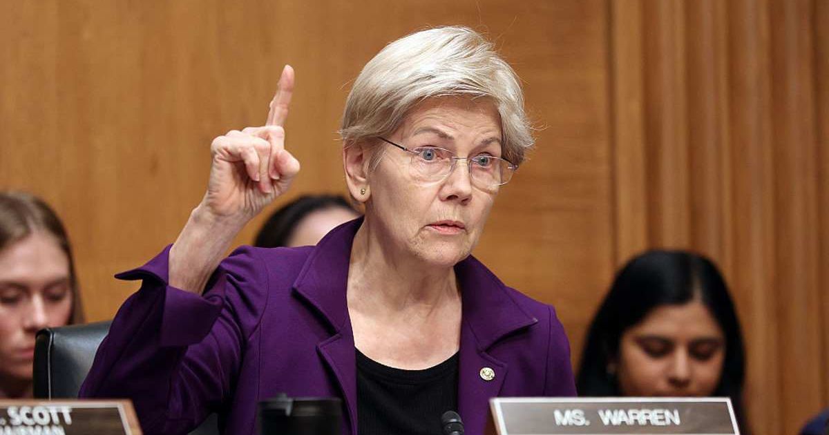 Elizabeth Warren claimed no US President has ordered more military strikes than Donald Trump (Getty Images)