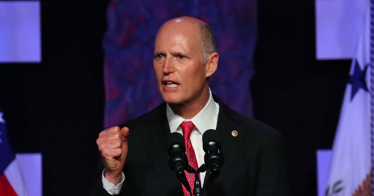 Sen Rick Scott, a Florida Republican, slammed a proposal by several GOP senators to finance emergency removal operations via a budget reconciliation package
(Getty Images)