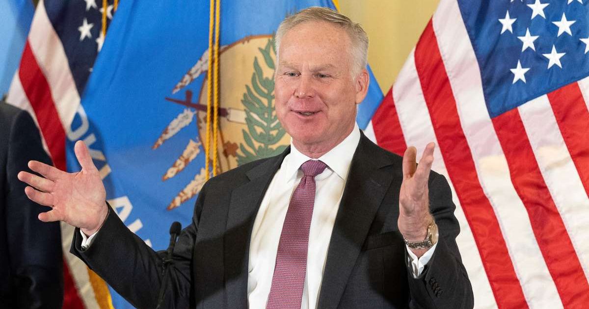 Energy executive Alan Armstrong will fill Markwayne Mullin’s Senate seat after Mullin departed to head the Department of Homeland Security (AP Photo/Alonzo Adams)