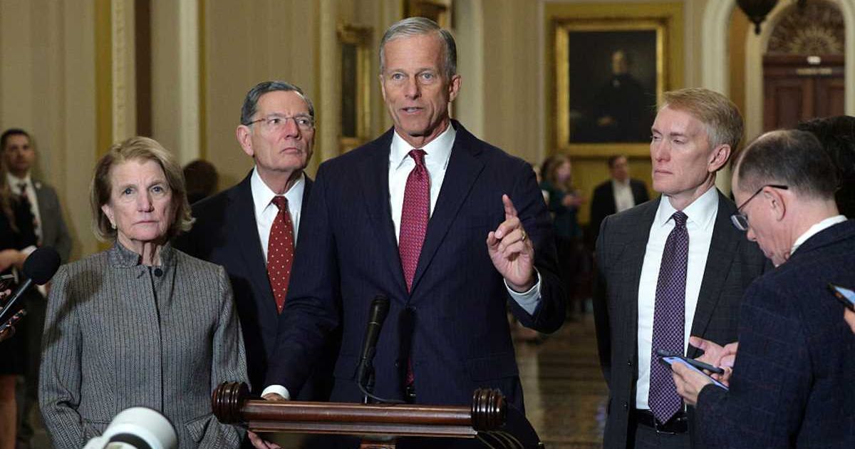 Senate Republicans unveiled a two-step plan to quickly fund the TSA while reserving disputed ICE funding for a separate GOP-only vote (Getty Images)