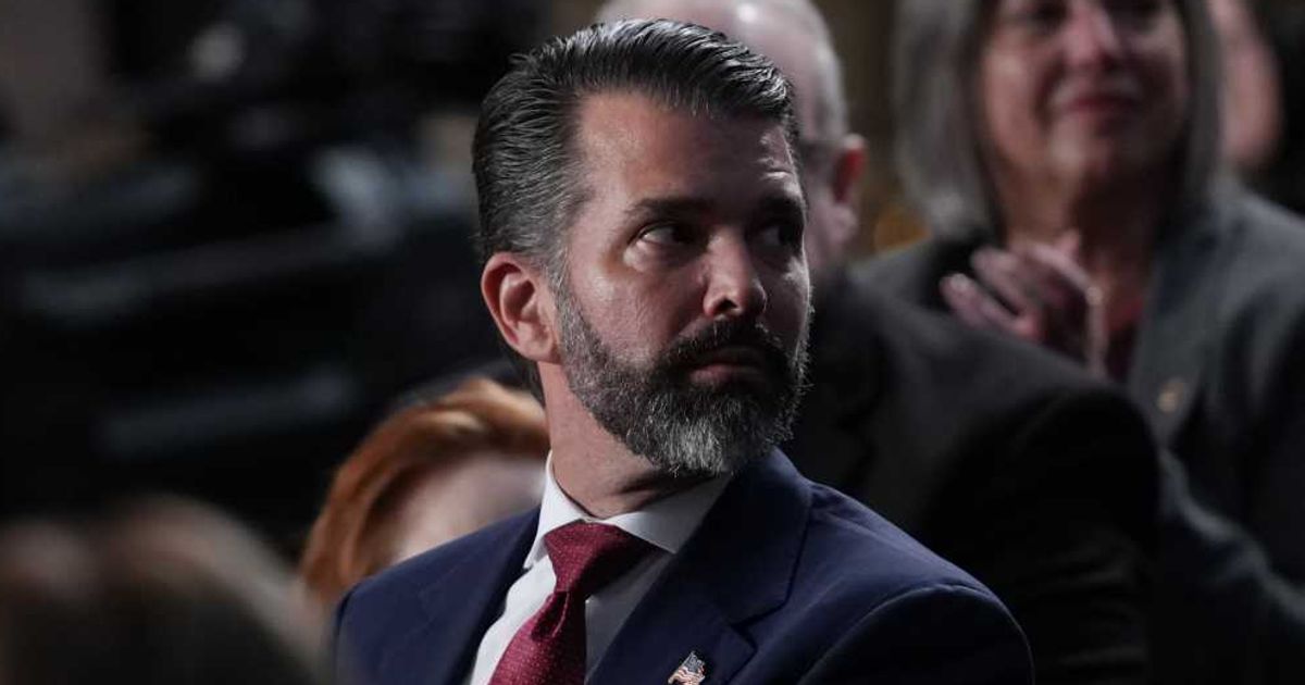Donald Trump Jr sharply criticized CNN after the outlet reported that Iranian representatives may prefer negotiating with Vice President JD Vance over other members of the Trump administration (Andrew Harnik/Getty Images)
