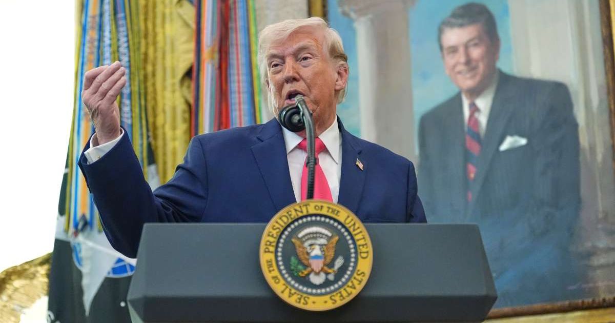 President Donald Trump claimed the war against Iran has been won (AP Photo/Alex Brandon)