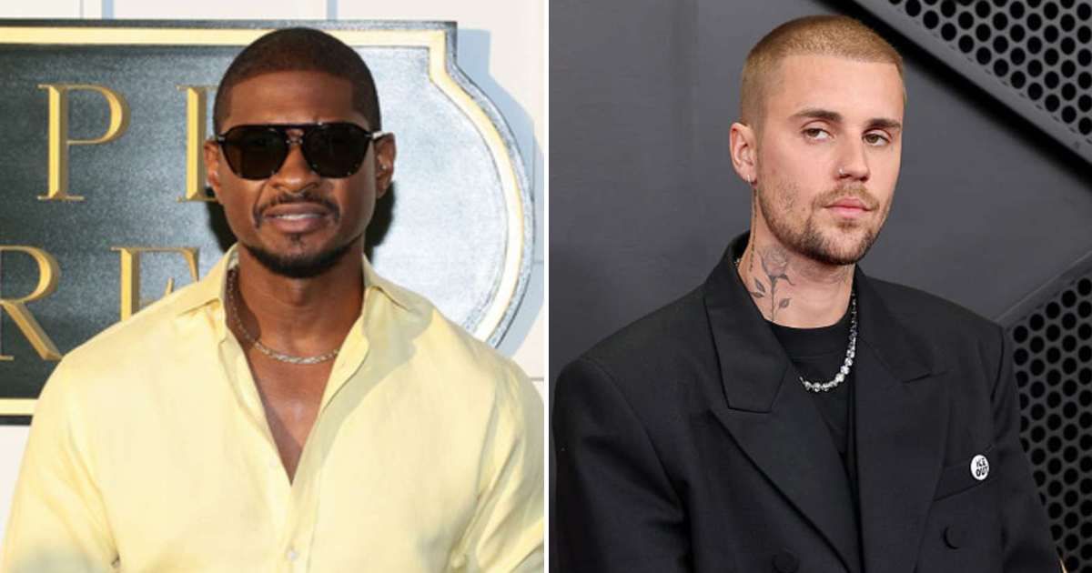 Usher has dismissed claims that he had a heated argument with Justin Bieber at Beyonce and Jay-Z’s Oscars afterparty, calling the report 'exaggerated' (Getty Images)