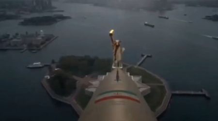 Iran pushes propaganda video showing missile destroying Statue of Liberty in simulated strike