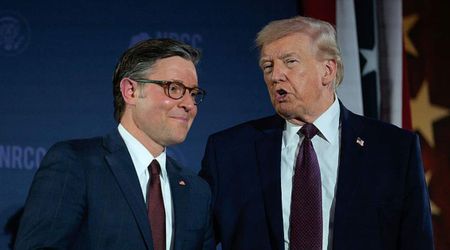 Mike Johnson unveils new ‘America First’ award for Trump, presents him a ‘beautiful golden statue’