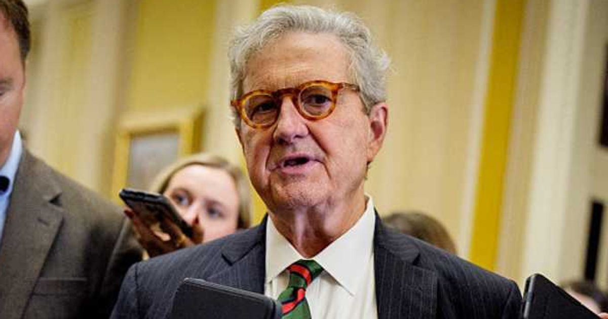 John Kennedy spoke on Fox Business defending Trump’s strategy against Iran (Getty Images)