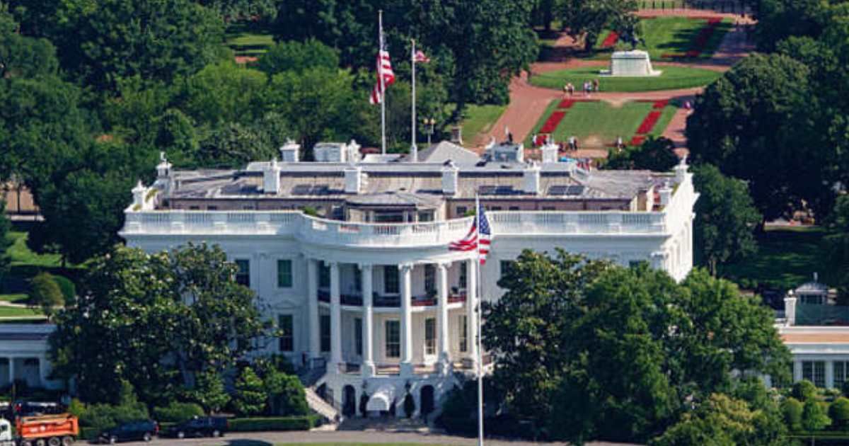 Social media users came up with posts speculating the White House has been hacked amid the US-Iran war (Getty Images)