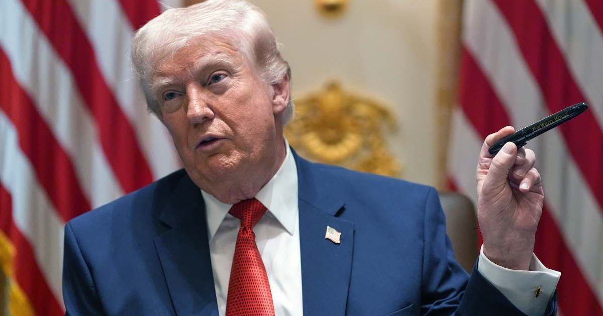 President Donald Trump speaks during a Cabinet meeting at the White House, Thursday, March 26, 2026, in Washington (AP Photo/Alex Brandon)