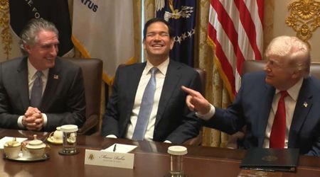 Doug Burgum predicts Trump statue in Venezuela, president’s quick comeback steals the show