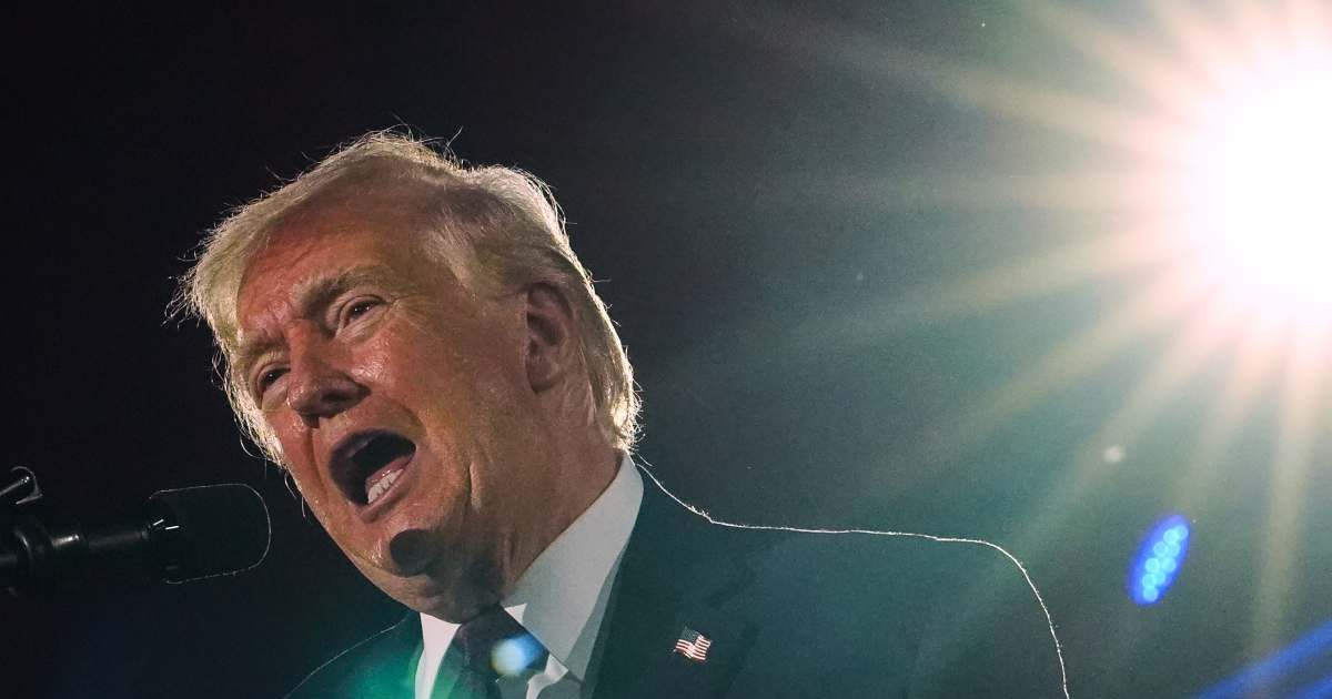 Donald Trump speaks at the National Republican Congressional Committee's (NRCC) annual fundraising dinner, Wednesday, March 25, 2026, at Union Station in Washington (AP Photo/Julia Demaree Nikhinson)