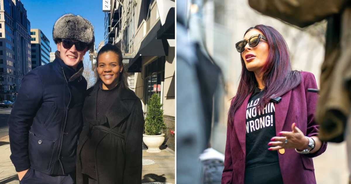 Laura Loomer claims that Candace Owens' husband, George Farmer has a criminal history (Getty Images)
