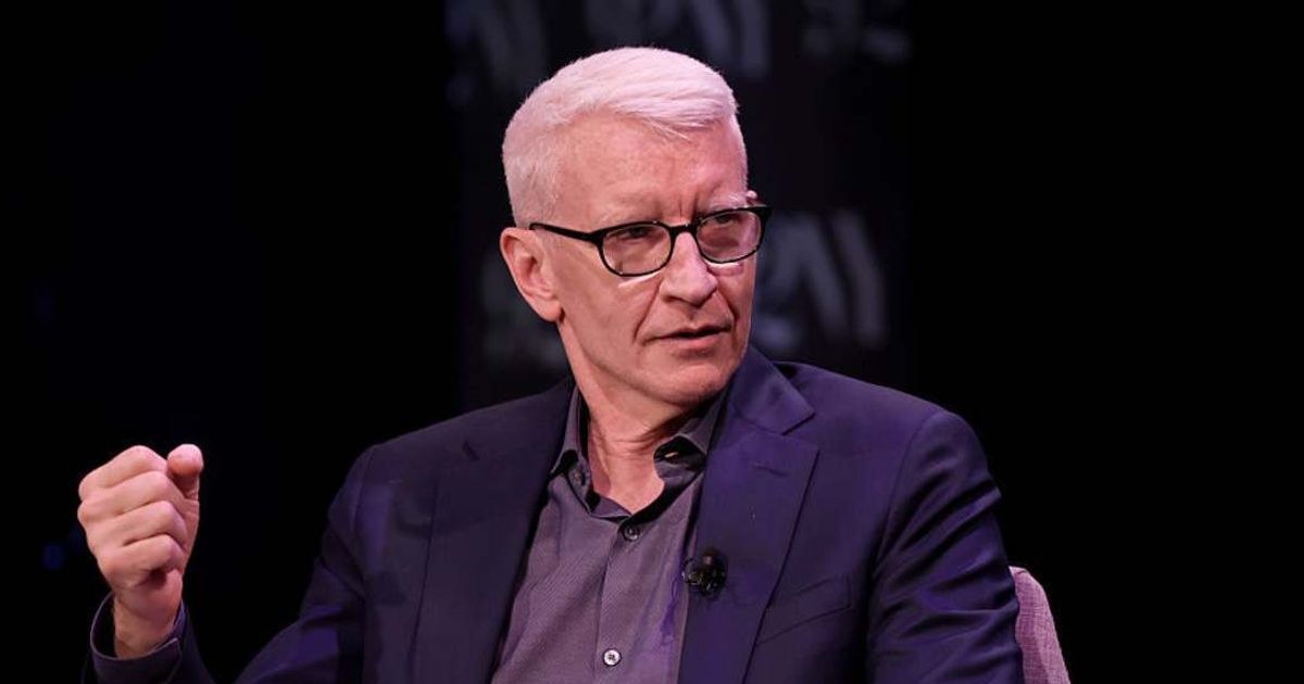 Anderson Cooper said there were many ways Donald Trump could have gone after a political opponent rather than targeting Gavin Newsom's dyslexia (Dominik Bindl/Getty Images)