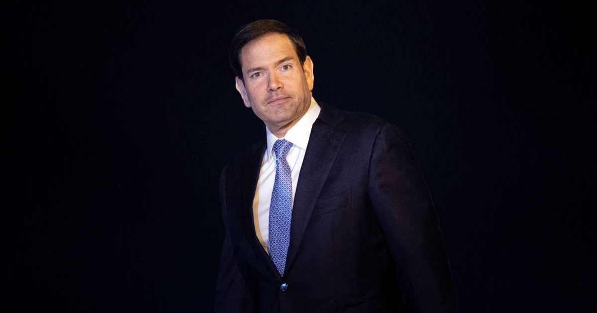 US Secretary of State Marco Rubio arrived at Paris-Le Bourget Airport in Le Bourget, France, on Friday, March 27, 2026, to attend the G7 foreign ministers’ meeting (Brendan Smialowski/Pool Photo via AP)