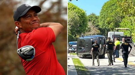 Tiger Woods involved in scary Florida rollover crash, eyewitness says golfer appeared 'okay'