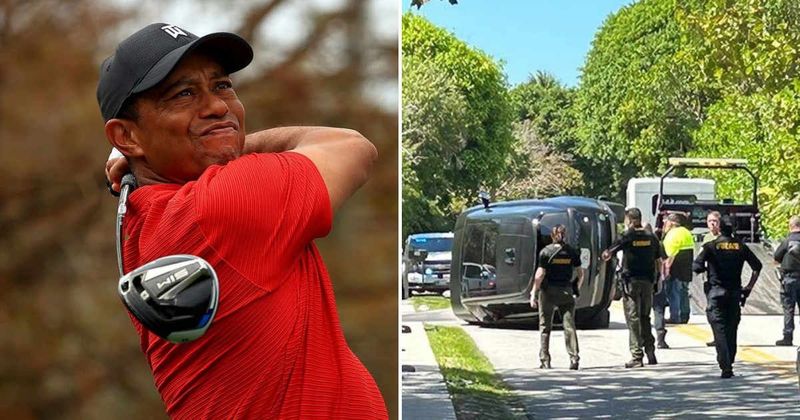 Tiger Woods involved in scary Florida rollover crash, eyewitness says golfer appeared 'okay'
