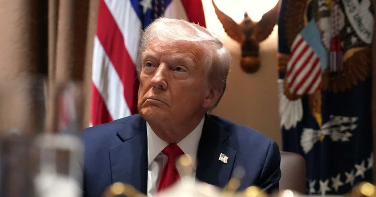 President Donald Trump told Fox News' Jacqui Heinrich that the Senate bill without ICE and CBP funding was not appropriate and pushed for ending the filibuster (Getty Images)