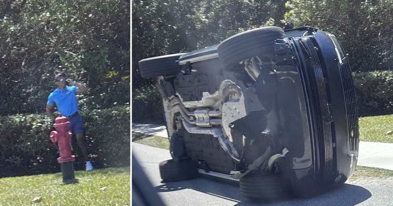 Tiger Woods faces DUI charge after rollover crash in Florida