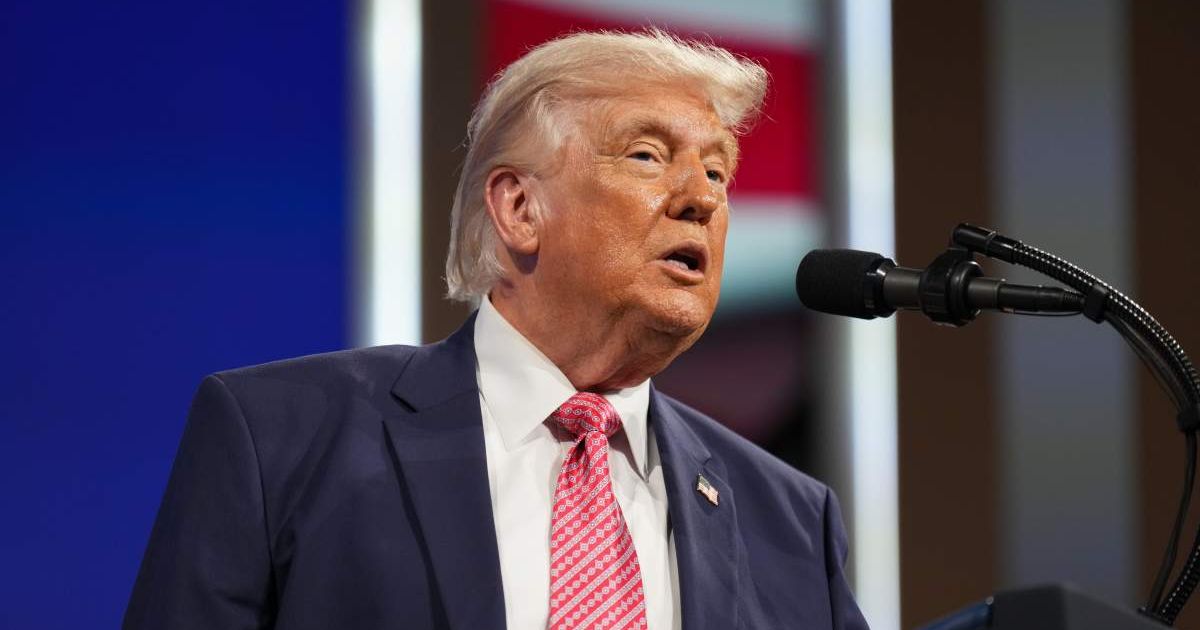 President Donald Trump referred to Hormuz as ‘Strait of Trump’ while speaking at the Future Investment Initiative Institute's summit (AP Photo/Mark Schiefelbein)