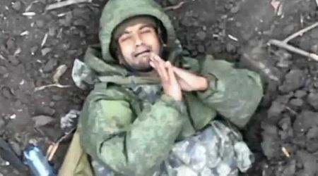 Fact Check: Is the photo showing American soldier begging for mercy from an Iranian drone real?