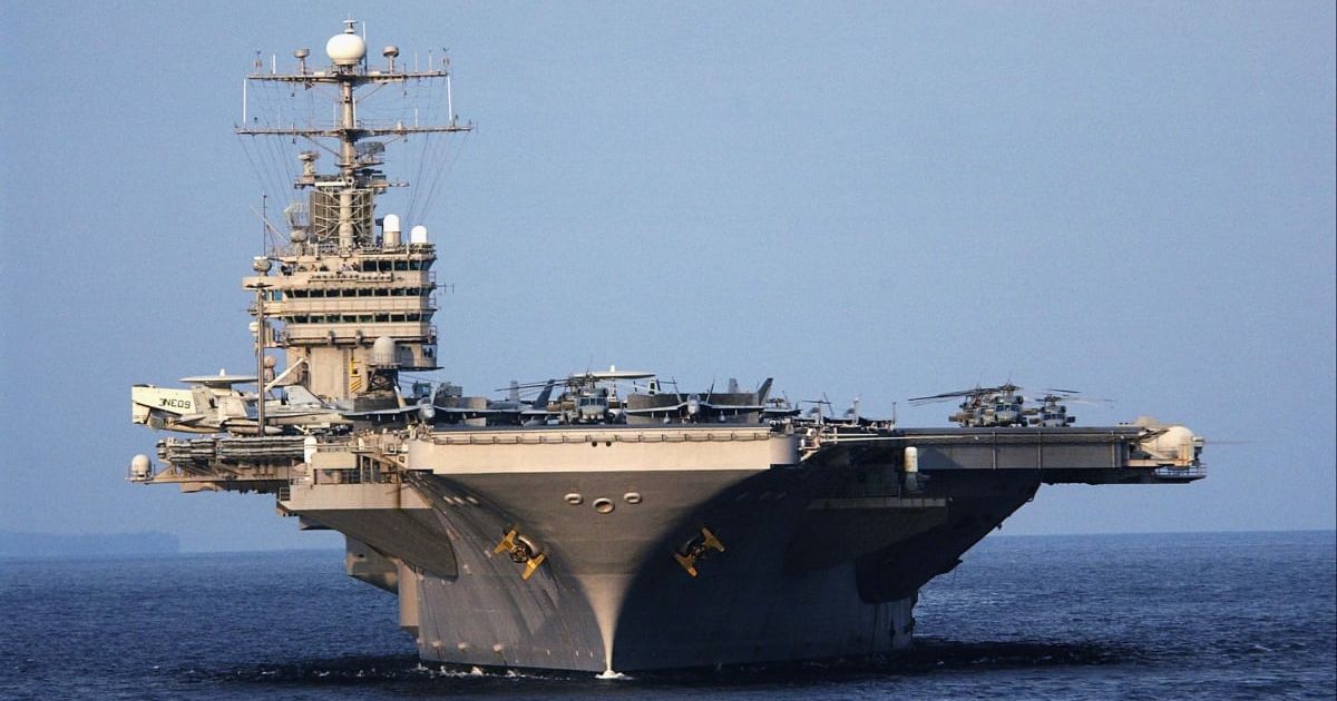 US Central Command confirmed the arrival of the USS Tripoli and the 31st MEU, adding strike fighter aircraft and amphibious assault capabilities to the theater (Getty Images)