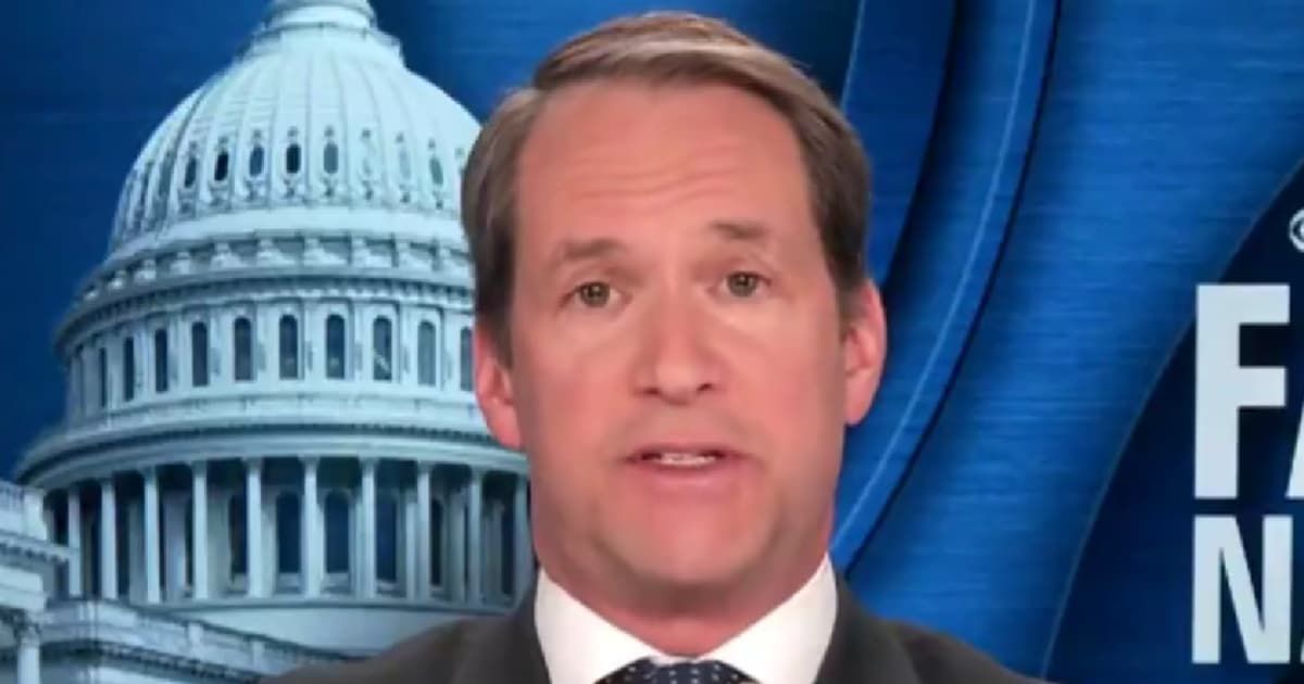 Rep Jim Himes challenged Donald Trump’s claims about negotiations with Iran during an interview on Face the Nation (Screengrab/@FaceTheNation/X)