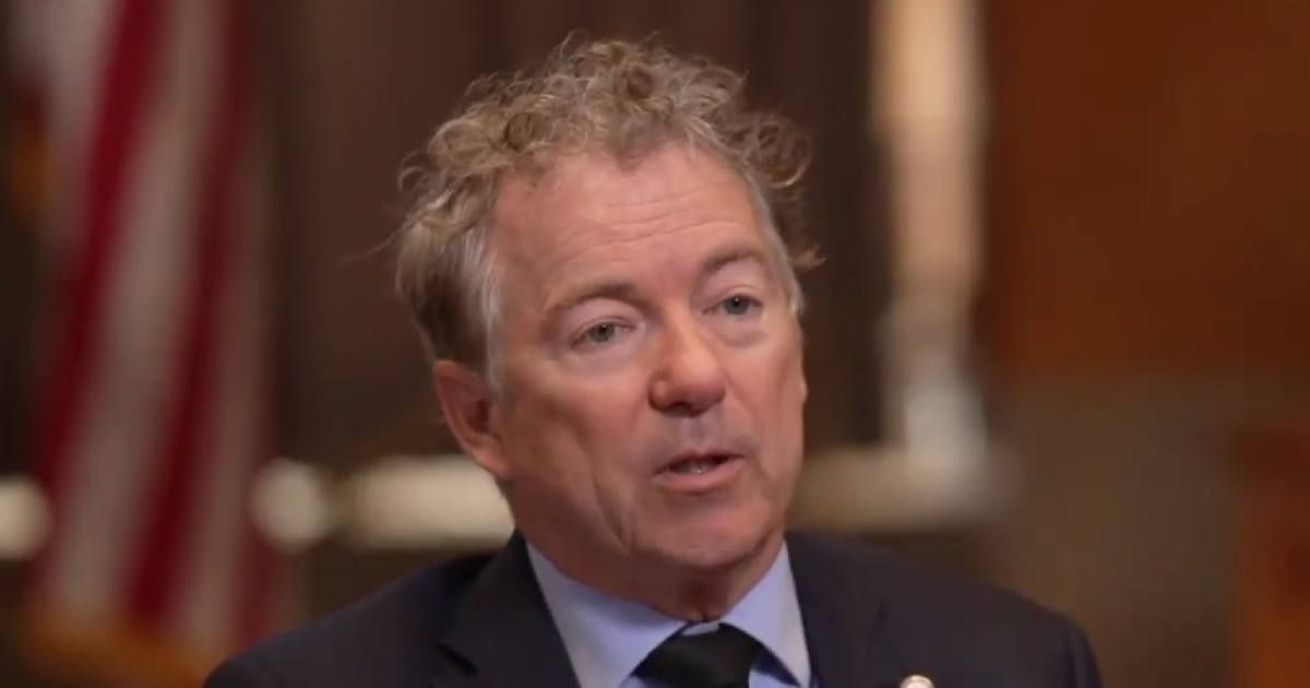 Rand Paul challenges Trump’s Iran strikes, citing constitutional limits on unilateral military action.(Screengrab/@RandPaul/X)