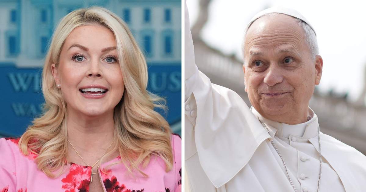 Karoline Leavitt addressed Pope Leo XIV’s anti-war remarks amid escalating US-Israel operations against Iran (AP Photos)