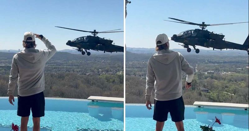 Viral video of Apache helicopters flying unusually close to Kid Rock’s home sparks Army probe