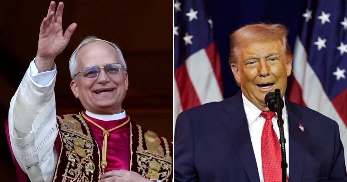 Facebook posts claimed Pope Leo XIV gave a 'fiery sermon' after Donald Trump called him 'insult to Jesus' (Getty Images)