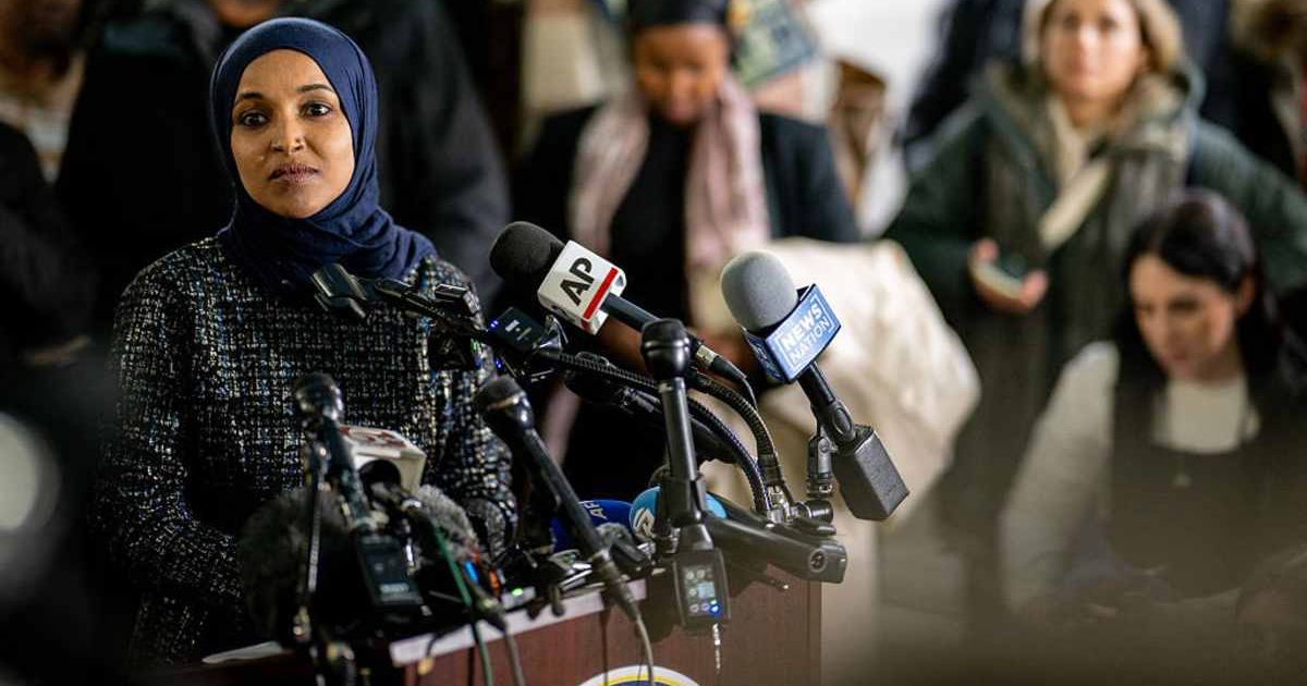 Viral social media post claims that Somaliland has demanded the arrest of Rep Ilhan Omar (Photo by Brandon Bell/Getty Images)