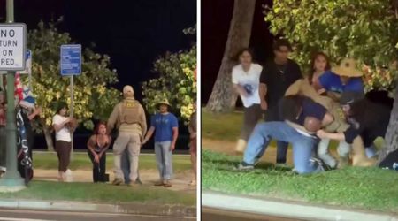 Video shows tourists beating ICE officer unconscious during Honolulu 'No Kings' protest