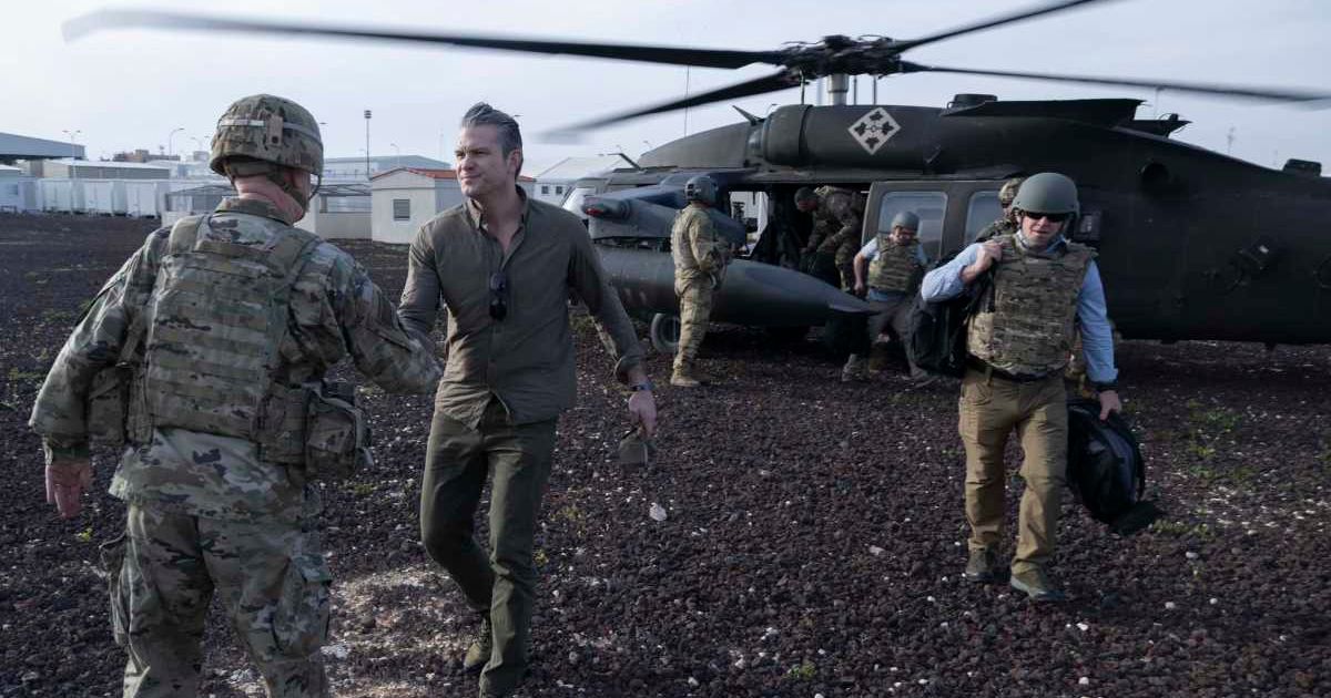 Pete Hegseth reveals he had the 'honor' of visiting front-line US troops amid ongoing Iran war (@SecWar/X) 