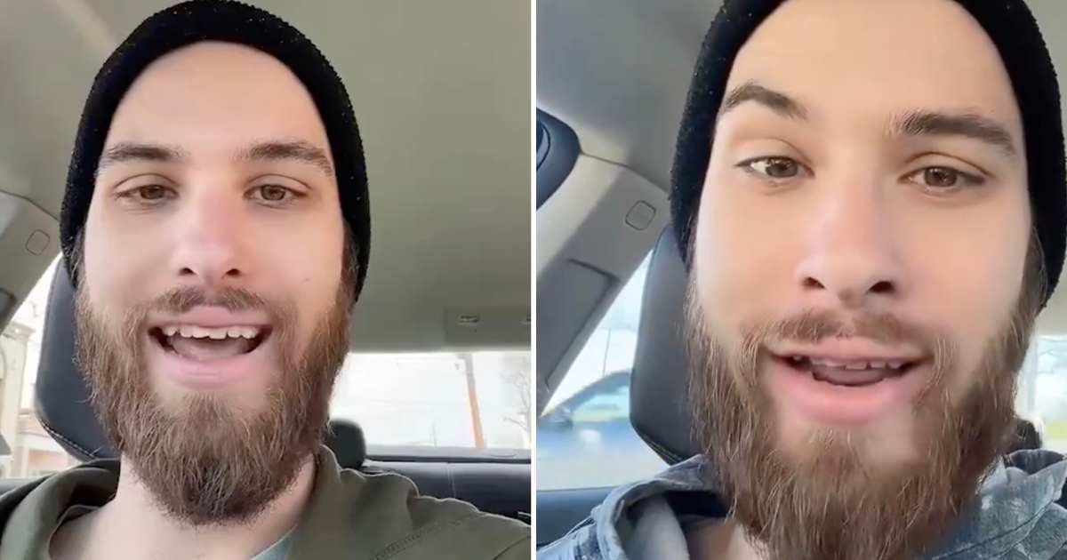 A DoorDash driver said he was deactivated after viral videos threatening to tamper with orders of Donald Trump supporters sparked backlash (@libsoftiktok/X)