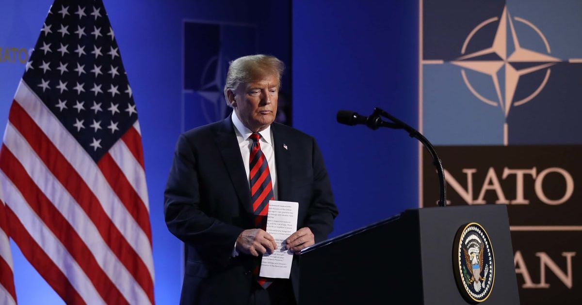 As President Trump labels NATO a ‘paper tiger,’ US law requires a two-thirds Senate vote to withdraw from the 77-year-old treaty (Getty Images)