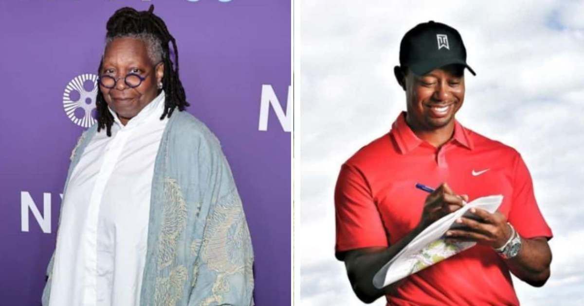 Whoopi Goldberg shows support for Tiger Woods after he steps away from golf following DUI arrest (Getty Images, @tigerwoods/Instagram)