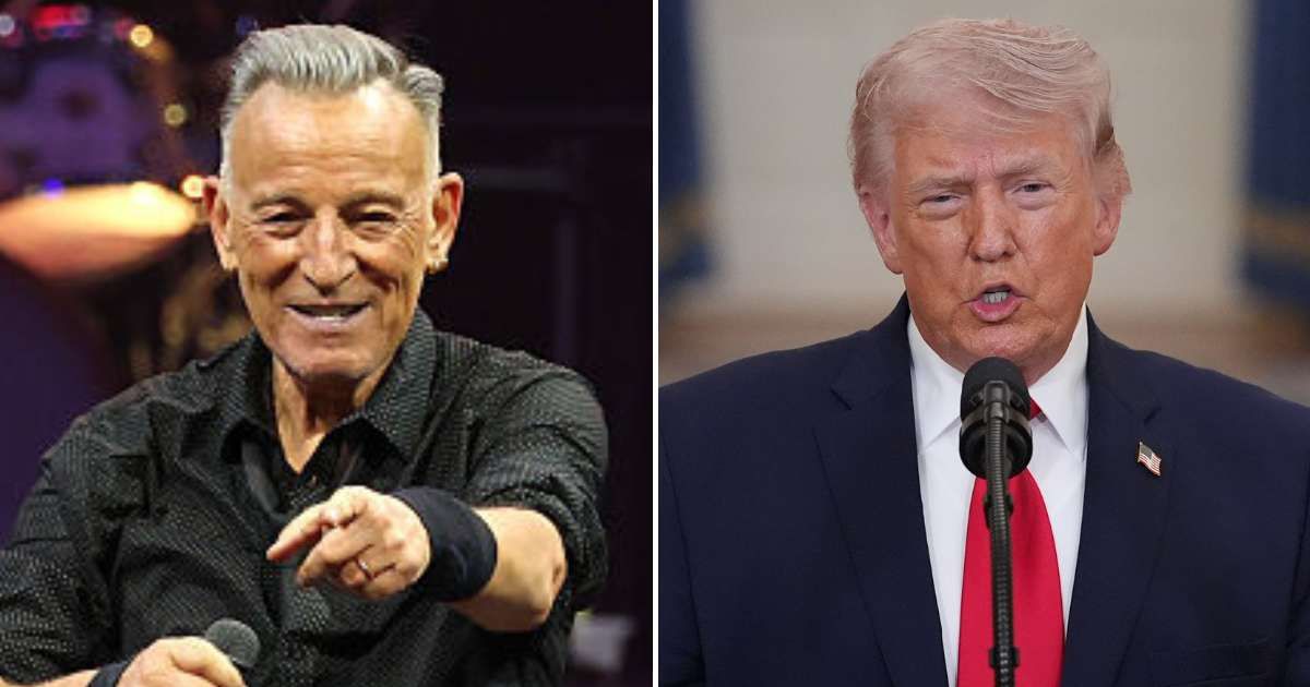Donald Trump slammed Bruce Springsteen in a Truth Social post after the launch of his 'Land of Hope & Dreams American Tour' (Kevin Mazur/Getty Images, AP Photo/Alex Brandon, Pool)
