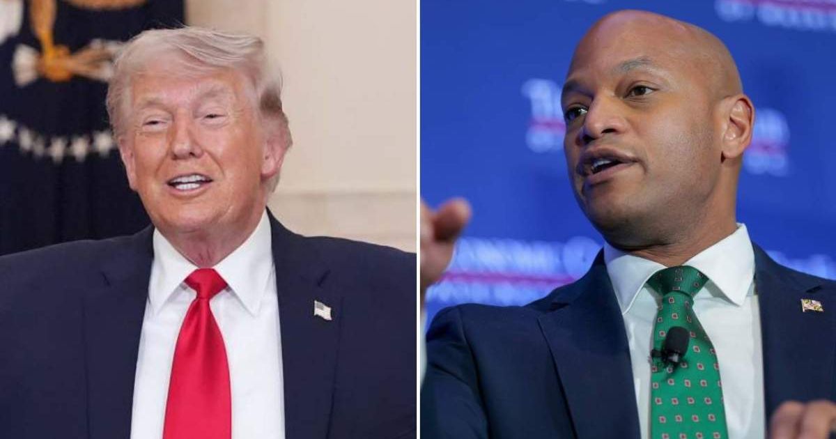 Wes Moore highlighted the risks of the Iran war for US troops and their families, criticizing Trump’s approach (Alex Brandon-Pool/Getty Images, Heather Diehl/Getty Images)