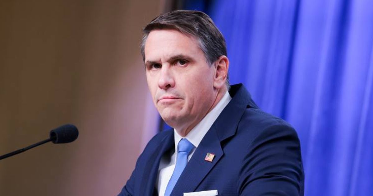 Deputy Attorney General Todd Blanche speaks at a news conference to announce an update on the Epstein files at the Department of Justice on January 30, 2026 in Washington, DC (Getty Images)