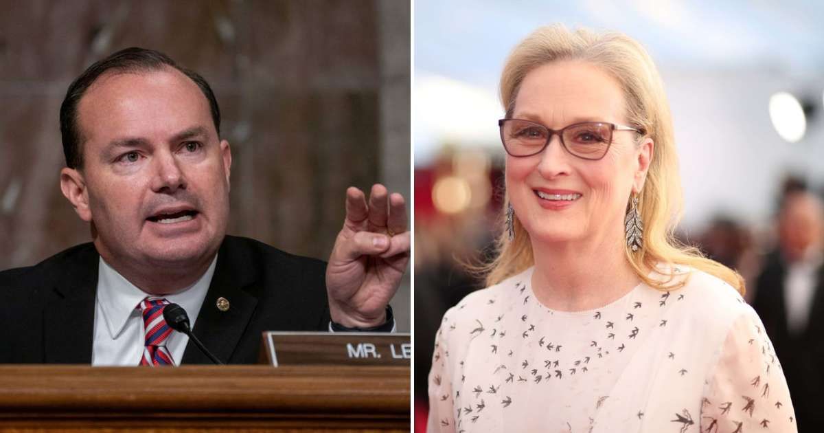 Senator Mike Lee dismissed Meryl Streep's 'SAVE Act' claims as a 'paranoid fantasy', saying they lacked any truth (Getty Images)